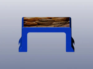 3d rectangle plastic table 3D Print Model