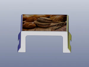 3d rectangle plastic table 3D Print Model