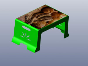 3d rectangle plastic table 3D Print Model