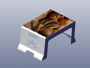 3d rectangle plastic table 3D Print Model