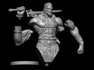 stary człowiek Model 3D