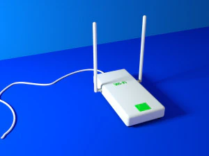 वाई-फ़ाई एडाप्टर 3D मॉडल