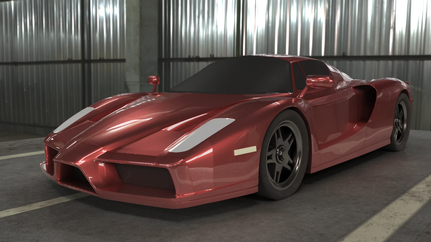 sport car 3D Model .c4d .max .obj .3ds .fbx .stl .blend 