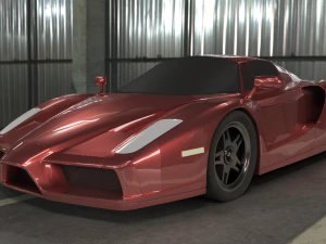 스포츠카 3D 모델