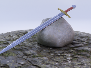 viking sword Modelo 3D
