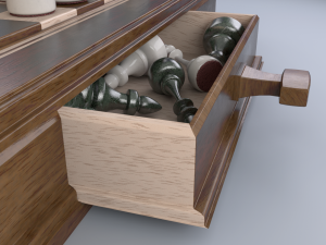 chess set Modelo 3D