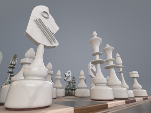chess set Modelo 3D