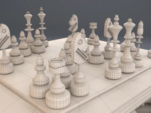 chess set 3D Model