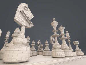 chess set 3D Model