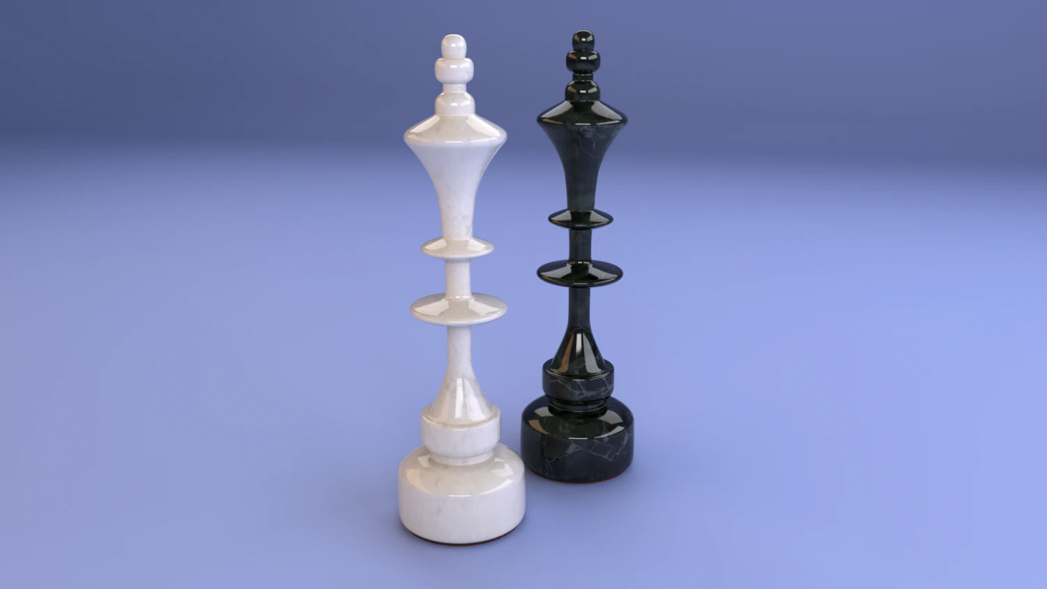 chess piece - king 3D Model .c4d .max .obj .3ds .fbx .stl .blend 