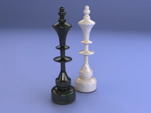 chess piece - king 3D Model