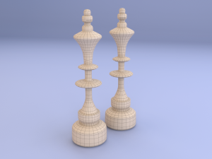 chess piece - king Model 3D