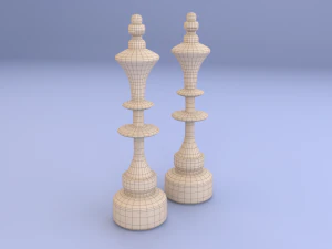 chess piece - king 3D Model