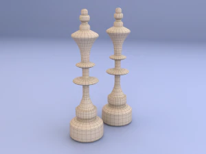 chess piece - king 3D Model