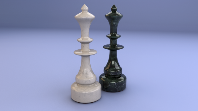 chess piece - queen 3D 모델 .c4d .max .obj .3ds .fbx .stl .blend 