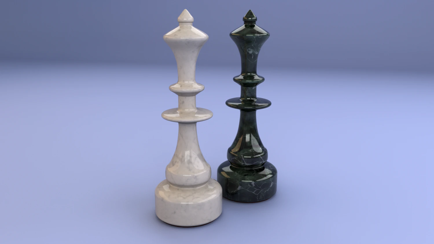 chess piece - queen 3D Model .c4d .max .obj .3ds .fbx .stl .blend 