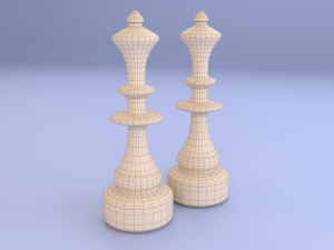 chess piece - queen 3D 모델