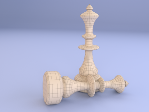 chess piece - queen 3D 모델