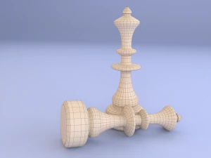 chess piece - queen 3D Model