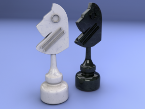 chess piece - knight Modelo 3D