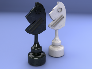 chess piece - knight 3D Model