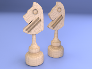 chess piece - knight 3D Model