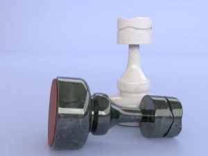 chess piece - rook 3D Model
