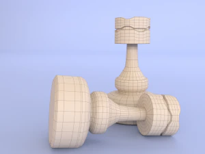 chess piece - rook 3D Model