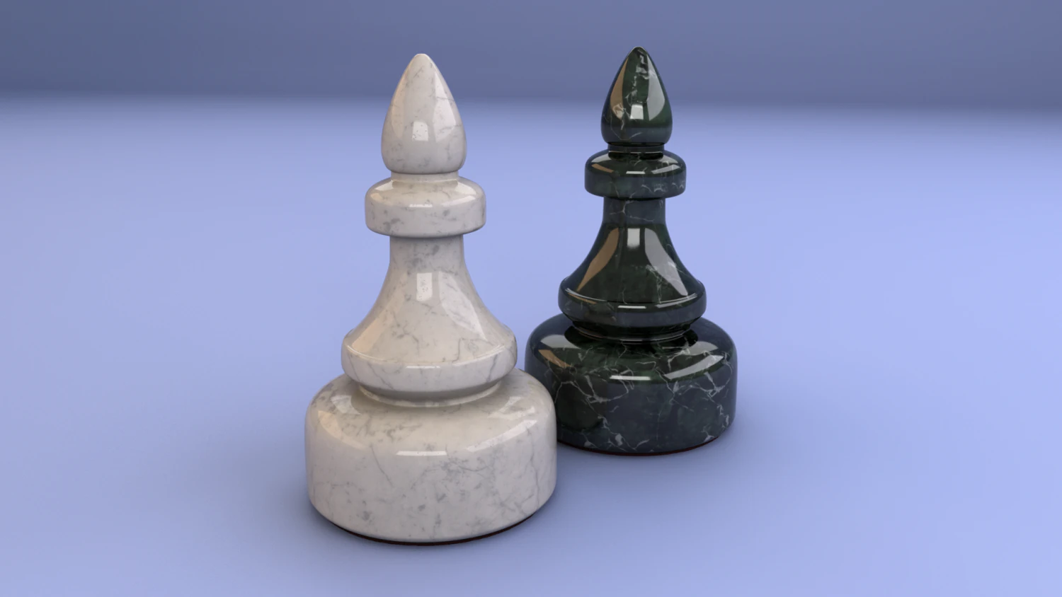 chess piece - pawn 3D Model .c4d .max .obj .3ds .fbx .stl .blend 