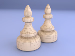 chess piece - pawn 3D Model