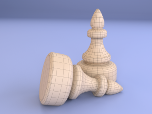 chess piece - pawn Modelo 3D