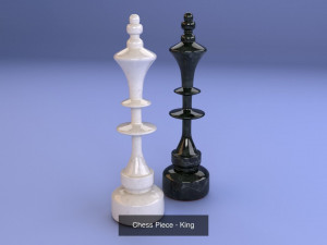 chess pieces 3D-Modell