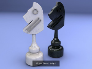 chess pieces 3D-Modell