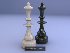 chess pieces 3D-Modell
