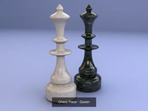 chess pieces 3D Model