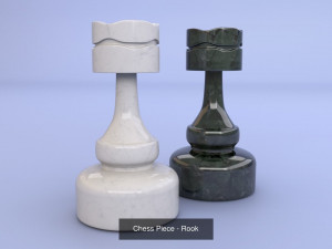 chess pieces 3D-Modell