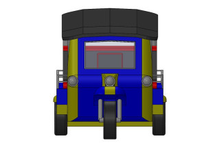 Tuk Tuk car-A0001 3D Model