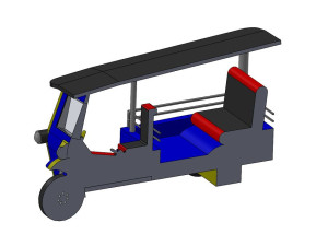 Tuk Tuk car-A0001 3D Model