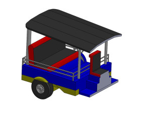 Tuk Tuk car-A0001 3D Model
