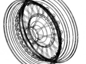 Spoke Wire Wheel-A0002 3D मॉडल