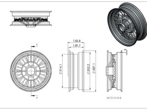 Spoke Wire Wheel-A0002 3D मॉडल