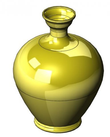 Vase-A0006 Model 3D .c4d .max .obj .3ds .fbx .stl .blend 