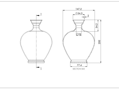 Vase-A0006 Model 3D