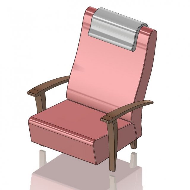 Chair-A0008 3D 模型 .c4d .max .obj .3ds .fbx .stl .blend 