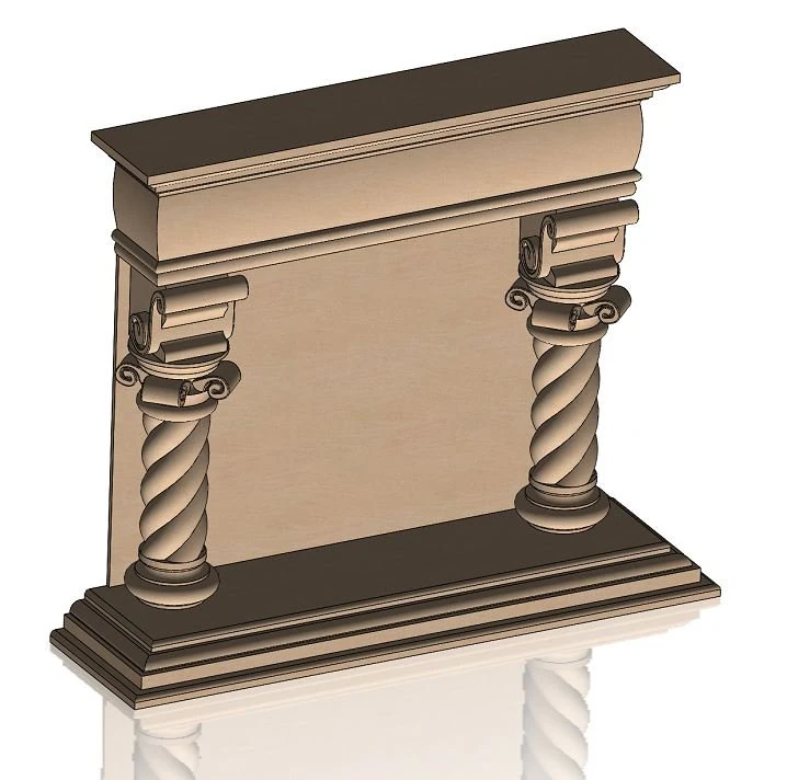 Wall Decor-A0009 3D Model .c4d .max .obj .3ds .fbx .stl .blend 