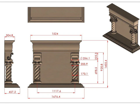 Wall Decor-A0009 3D Model