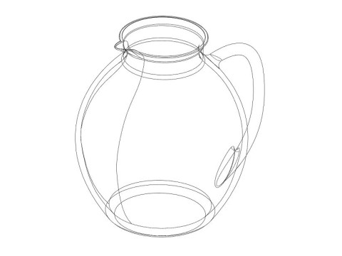 Water Jug-0011 3D Model
