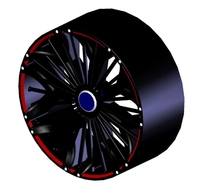 Wheel Sport Car-A0013 3D Model .c4d .max .obj .3ds .fbx .stl .blend 