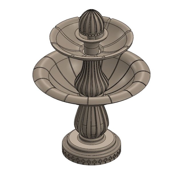 Fountain-A0014 Modello 3D .c4d .max .obj .3ds .fbx .stl .blend 