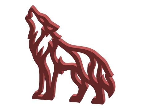 Wolf-A003 3D Print Model